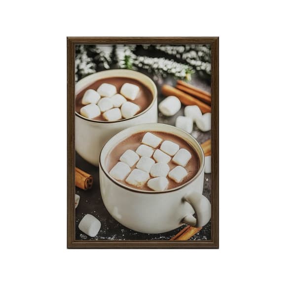 Winter Pleasure Winter Pleasure, 50x70 cm, guld aluminiumsramme, 230 gsm mat papir