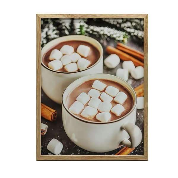 Winter Pleasure Winter Pleasure, 50x70 cm, guld aluminiumsramme, 230 gsm mat papir