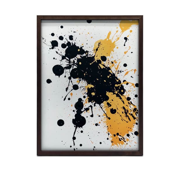 Energy in Spots Energy in Spots, 40x50 cm, guld aluminiumsramme, 230 gsm mat papir