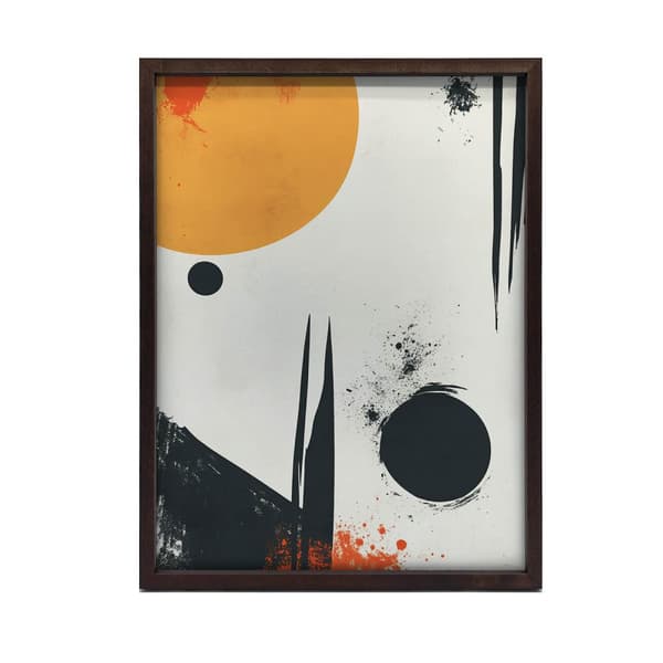 Cosmic Form Cosmic Form, 60x90 cm, sort aluminiumsramme, 230 gsm mat papir