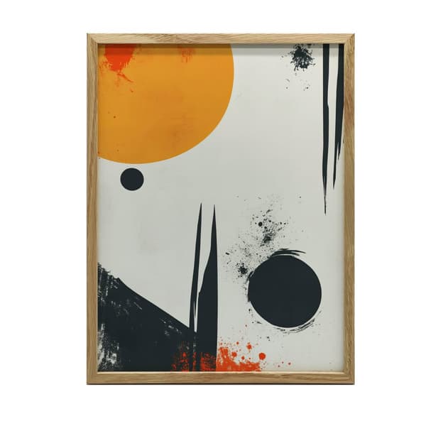 Cosmic Form Cosmic Form, 60x90 cm, sort aluminiumsramme, 230 gsm mat papir