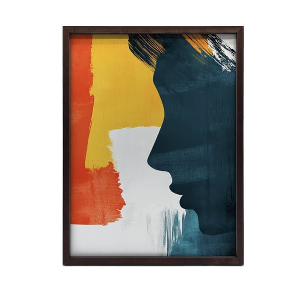 Profile of Peace Profile of Peace, 30x40 cm, guld-aluminiumsramme, 230 gsm mat papir