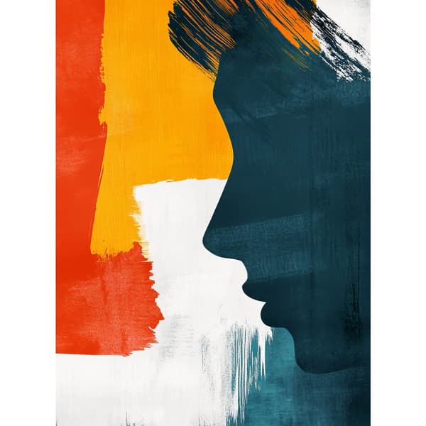 Profile of Peace Profile of Peace, 30x40 cm, lys egetræsramme, 230 gsm mat papir