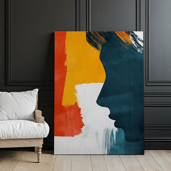 Profile of Peace Profile of Peace, 30x40 cm, lys egetræsramme, 230 gsm mat papir