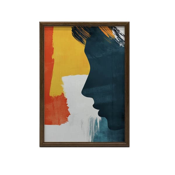 Profile of Peace Profile of Peace, 30x40 cm, lys egetræsramme, 230 gsm mat papir