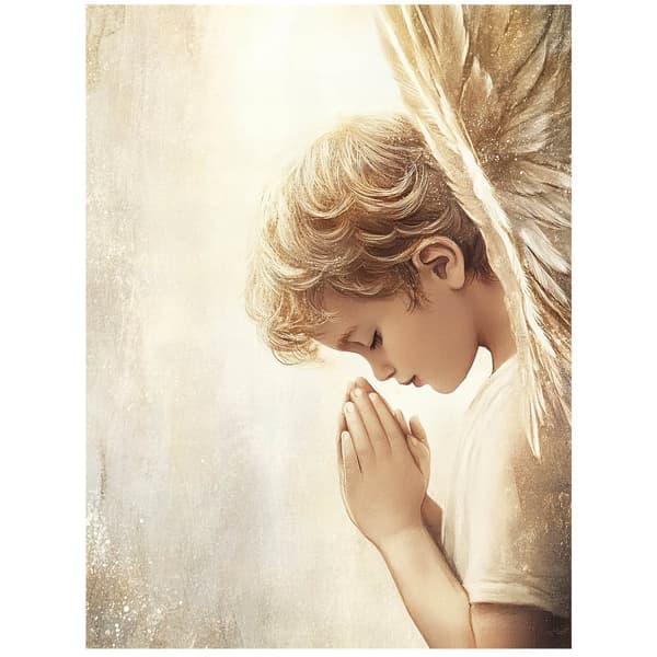 Angel Prayers Angel Prayers, 30x40 cm, uindrammet, premium lærred på båre