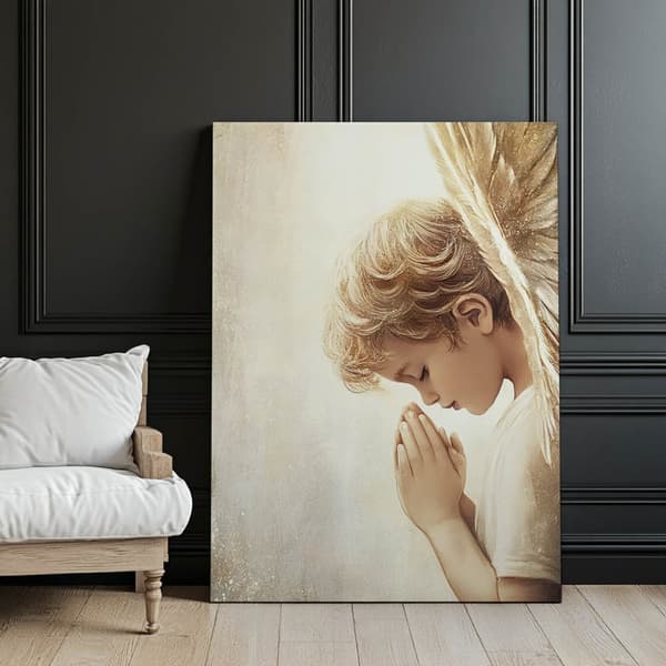 Angel Prayers Angel Prayers, 30x40 cm, uindrammet, premium lærred på båre