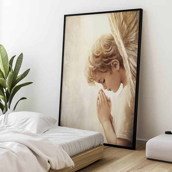 Angel Prayers Angel Prayers, 50x70 cm, sort aluminiumsramme, 230 gsm mat papir