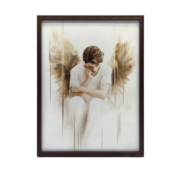 Angel Clouds Angel Clouds, 60x90 cm, sort aluminiumsramme, 230 gsm mat papir