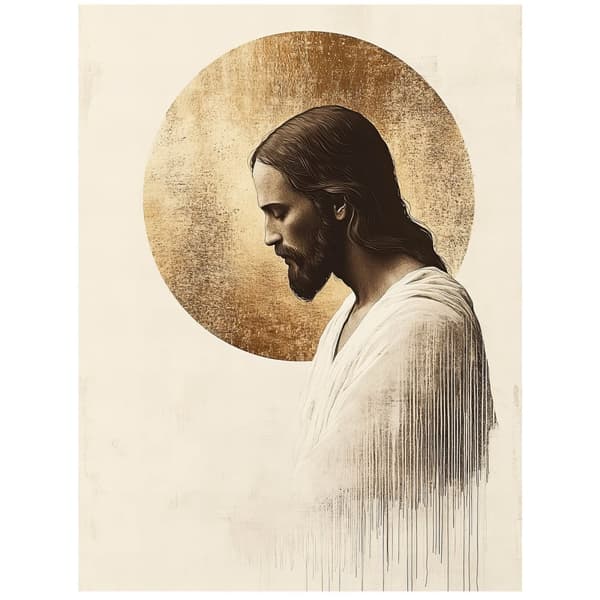 Divine Simplicity Divine Simplicity, 30x40 cm, guld aluminiumsramme, 230 gsm mat papir