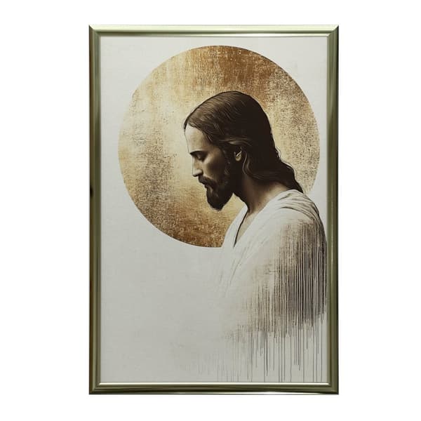 Divine Simplicity Divine Simplicity, 30x40 cm, guld aluminiumsramme, 230 gsm mat papir
