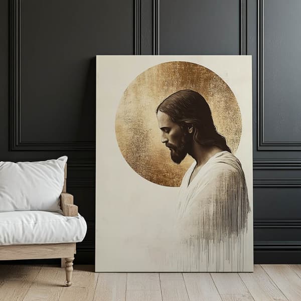 Divine Simplicity Divine Simplicity, 60x90 cm, guld aluminiumsramme, 230 gsm mat papir