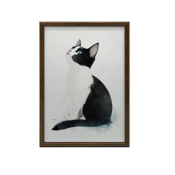 Kitty in White Kitty in White, 30x40 cm, uindrammet, 230 gsm mat papir