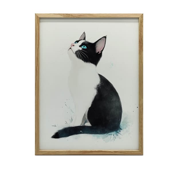 Kitty in White Kitty in White, 30x40 cm, uindrammet, 230 gsm mat papir
