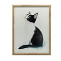 Pikkukuva 1 / 10: Kitty in White Kitty in White, 70x100 cm, musta alumiinirunko, 230 gsm mattapaperi