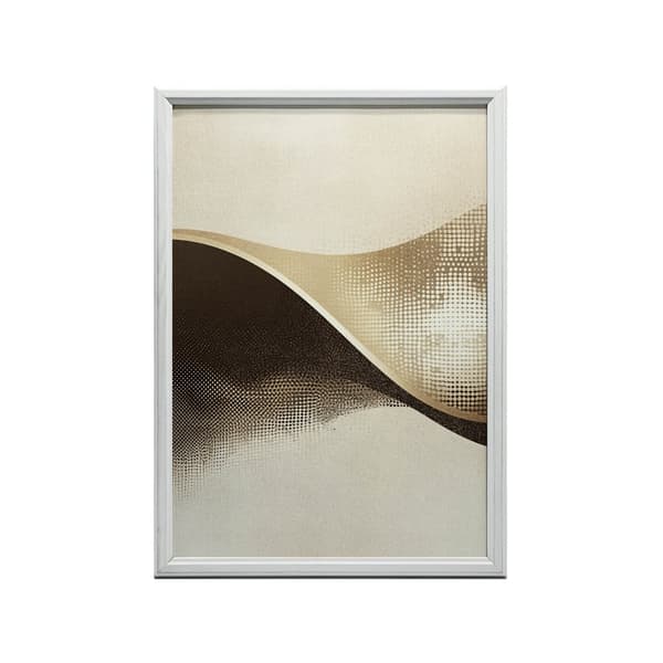 Wave of Dots - abstrakt plakat Wave of Dots - abstrakt plakat, 30x40 cm, uindrammet, premium lærred på båreramme