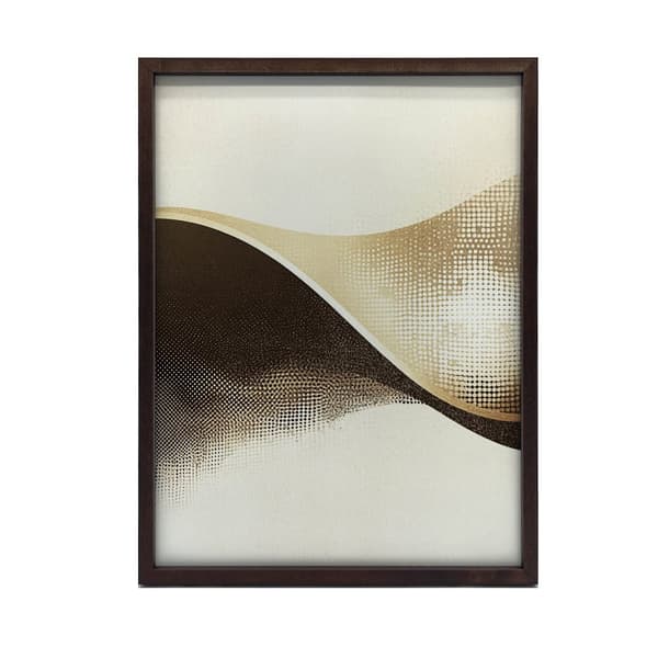 Wave of Dots - abstrakt plakat Wave of Dots - abstrakt plakat, 30x40 cm, uindrammet, premium lærred på båreramme