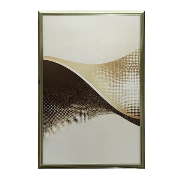 Wave of Dots - Abstrakt affisch Wave of Dots - Abstrakt affisch, 40x50 cm, svart aluminiumram, 230 gsm matt papper