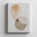 Miniatyrbillede 4 af 10: Abstrakte cirkler - minimalistisk kunst Abstrakte cirkler - minimalistisk kunst, 50x70 cm, sort aluminiumsramme, 230 gsm mat papir