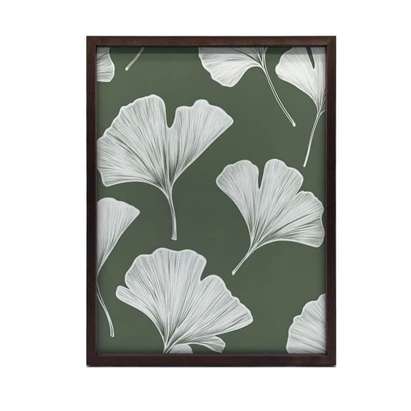 Minimalistinen Ginkgo Biloba Leaves -juliste Minimalistinen Ginkgo Biloba Leaves -juliste, 30x40 cm, kultainen alumiinikehys, 230 gsm mattapaperi