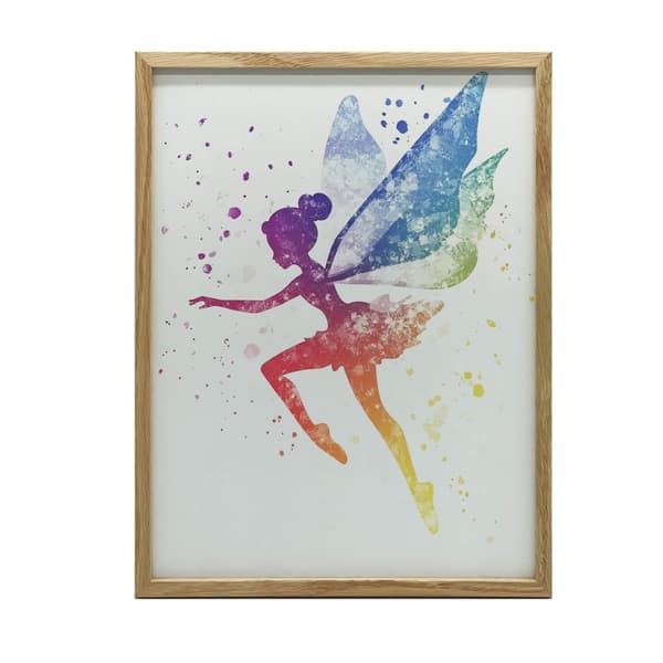 Fairytale fairy Fairytale fairy, 30x40 cm, mørkebrun træramme, 230 gsm mat papir