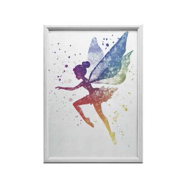 Fairytale fairy Fairytale fairy, 70x100 cm, mørkebrun træramme, 230 gsm mat papir