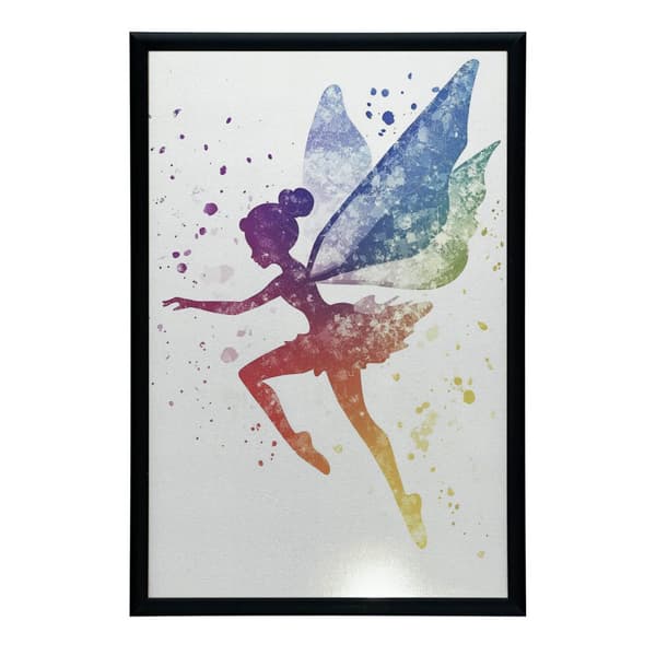 Fairytale fairy Fairytale fairy, 70x100 cm, mørkebrun træramme, 230 gsm mat papir