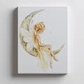 Miniatyrbillede 4 af 10: Fairy on the moon Fairy on the moon, 40x50 cm, sort aluminiumsramme, 230 gsm mat papir