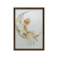 Miniatyrbillede 7 af 10: Fairy on the moon Fairy on the moon, 40x50 cm, sort aluminiumsramme, 230 gsm mat papir