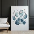 Miniatyrbild 6 av 10: Paw Print Paw Print, 50x70 cm, mörkbrun träram, 230 gsm matt papper