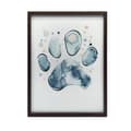 Miniatyrbild 2 av 10: Paw Print Paw Print, 50x70 cm, mörkbrun träram, 230 gsm matt papper