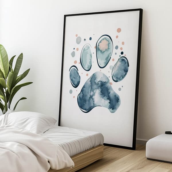 Paw Print Paw Print, 60x90 cm, uindrammet, 230 gsm mat papir