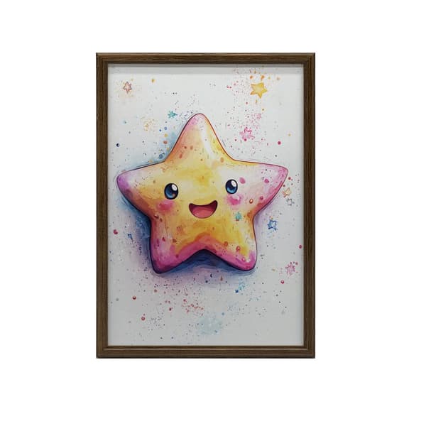 Joyful star Joyful star, 50x70 cm, ljus ekträram, 230 gsm matt papper