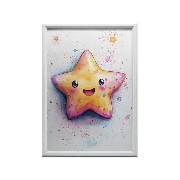 Joyful star Joyful star, 50x70 cm, ljus ekträram, 230 gsm matt papper