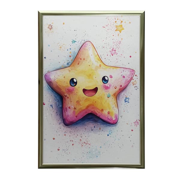 Joyful star Joyful star, 50x70 cm, ljus ekträram, 230 gsm matt papper