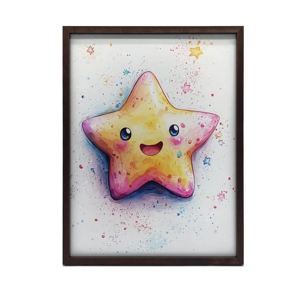 Joyful star Joyful star, 50x70 cm, ljus ekträram, 230 gsm matt papper
