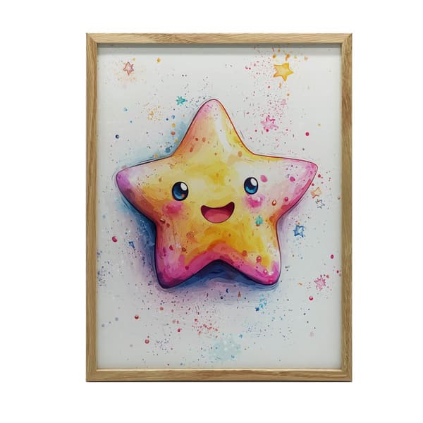 Joyful star Joyful star, 50x70 cm, ljus ekträram, 230 gsm matt papper