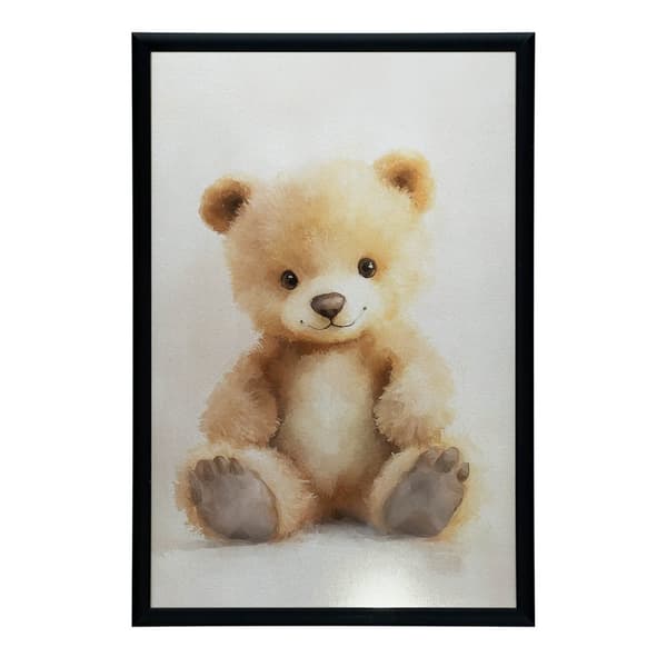 Plys sød bamse Plys sød bamse, 30x40 cm, uindrammet, 230 gsm mat papir