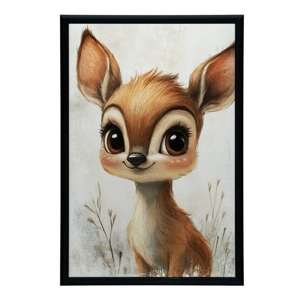 Lille hjort med store øjne Lille hjort med store øjne, 60x90 cm, uindrammet, 230 gsm mat papir