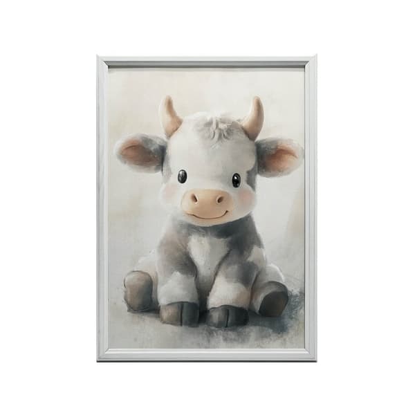Lovely cow Lovely cow, 50x70 cm, mörkbrun träram, 230 gsm matt papper