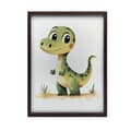 Miniatyrbillede 2 af 10: Smiling Dinosaur Smiling Dinosaur, 50x70 cm, sort aluminiumsramme, 230 gsm mat papir