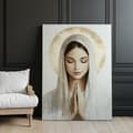 Miniatyrbild 10 av 10: Our Lady in Prayer Our Lady in Prayer, 70x100 cm, oinramad, 230 gsm matt papper