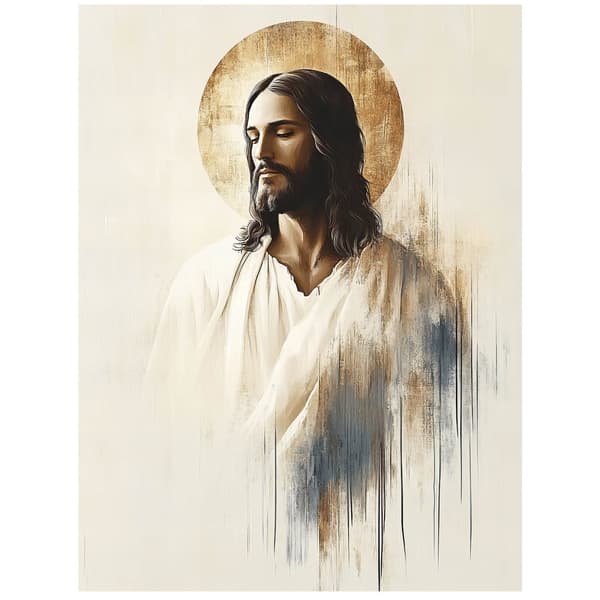 Jeesus hiljaisuudessa Jeesus hiljaisuudessa, 60x90 cm, kehystämätön, 230 gsm mattapaperi