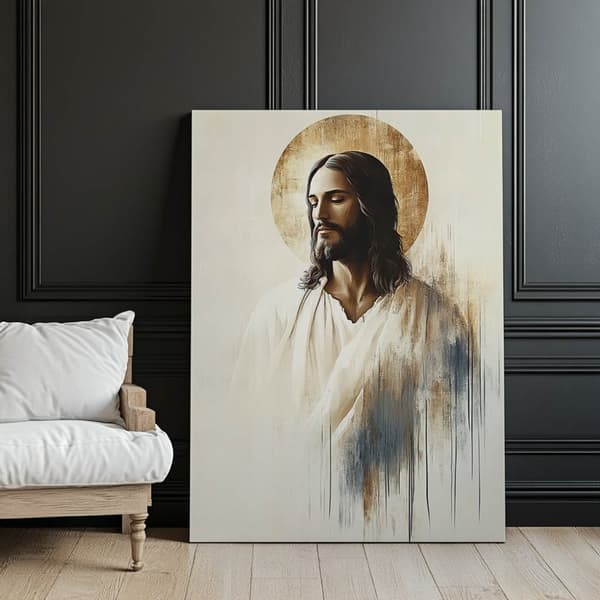 Jeesus hiljaisuudessa Jeesus hiljaisuudessa, 60x90 cm, kehystämätön, 230 gsm mattapaperi