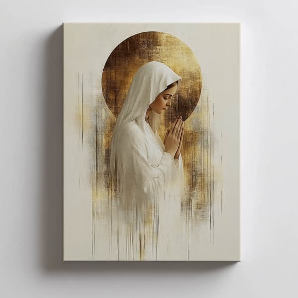 Prayer in Silence - Mary Prayer in Silence - Mary, 30x40 cm, uindrammet, 230 gsm mat papir