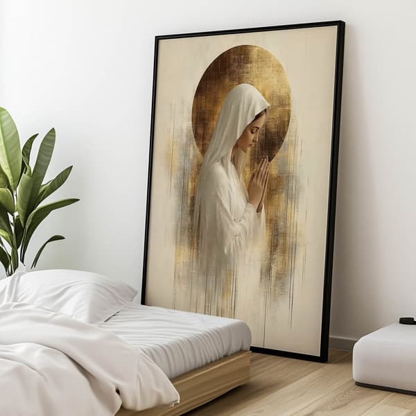 Prayer in Silence - Mary Prayer in Silence - Mary, 30x40 cm, uindrammet, 230 gsm mat papir