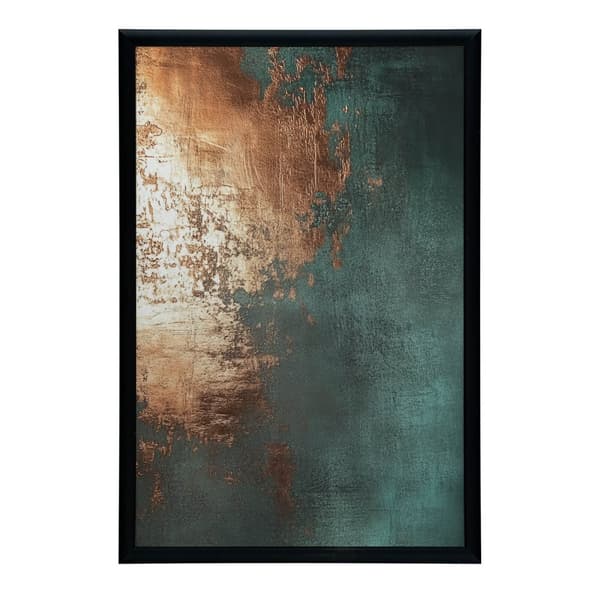 Copper Accent i turkos Copper Accent i turkos, 30x40 cm, svart aluminiumram, 230 gsm matt papper