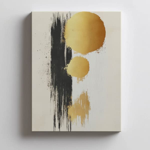 Energetic Golden Circles Energetic Golden Circles, 50x70 cm, uindrammet, 230 gsm mat papir