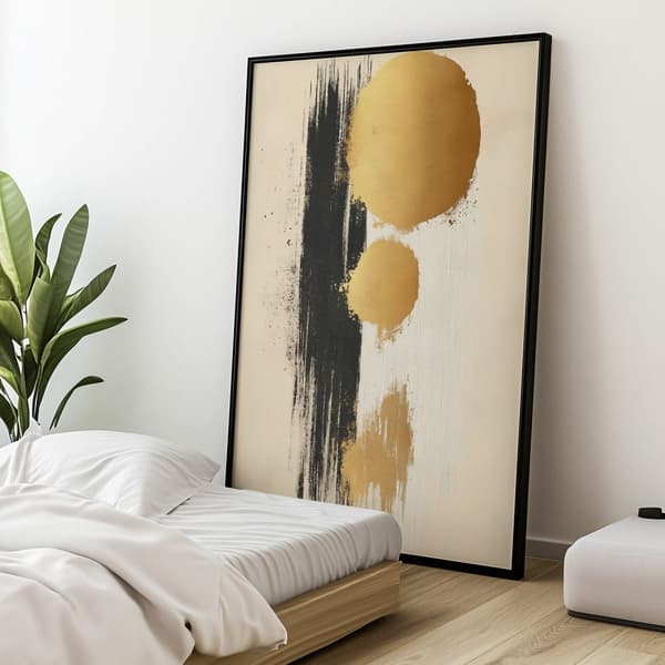Energetic Golden Circles Energetic Golden Circles, 50x70 cm, uindrammet, 230 gsm mat papir