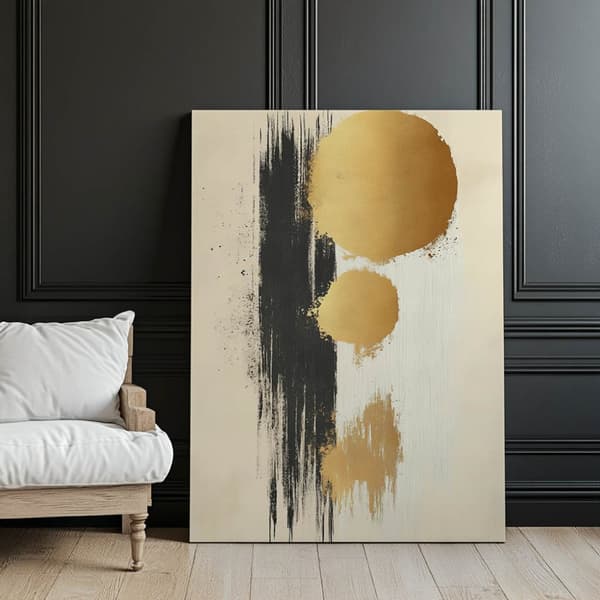 Energetic Golden Circles Energetic Golden Circles, 50x70 cm, uindrammet, 230 gsm mat papir